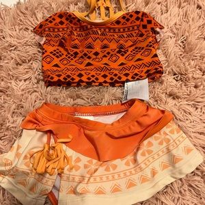 Moana two piece bathing suit